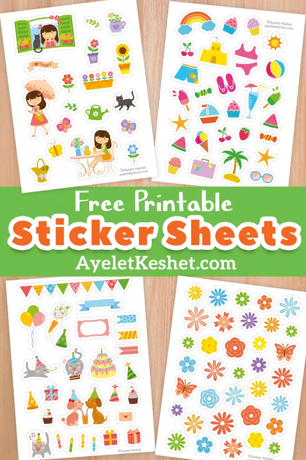 Free Printable Stickers Ayelet Keshet